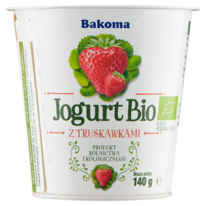 Jogurt truskawkowy  bio 140g
