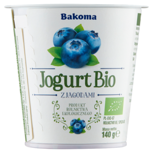 Jogurt jagodowy bio 140g
