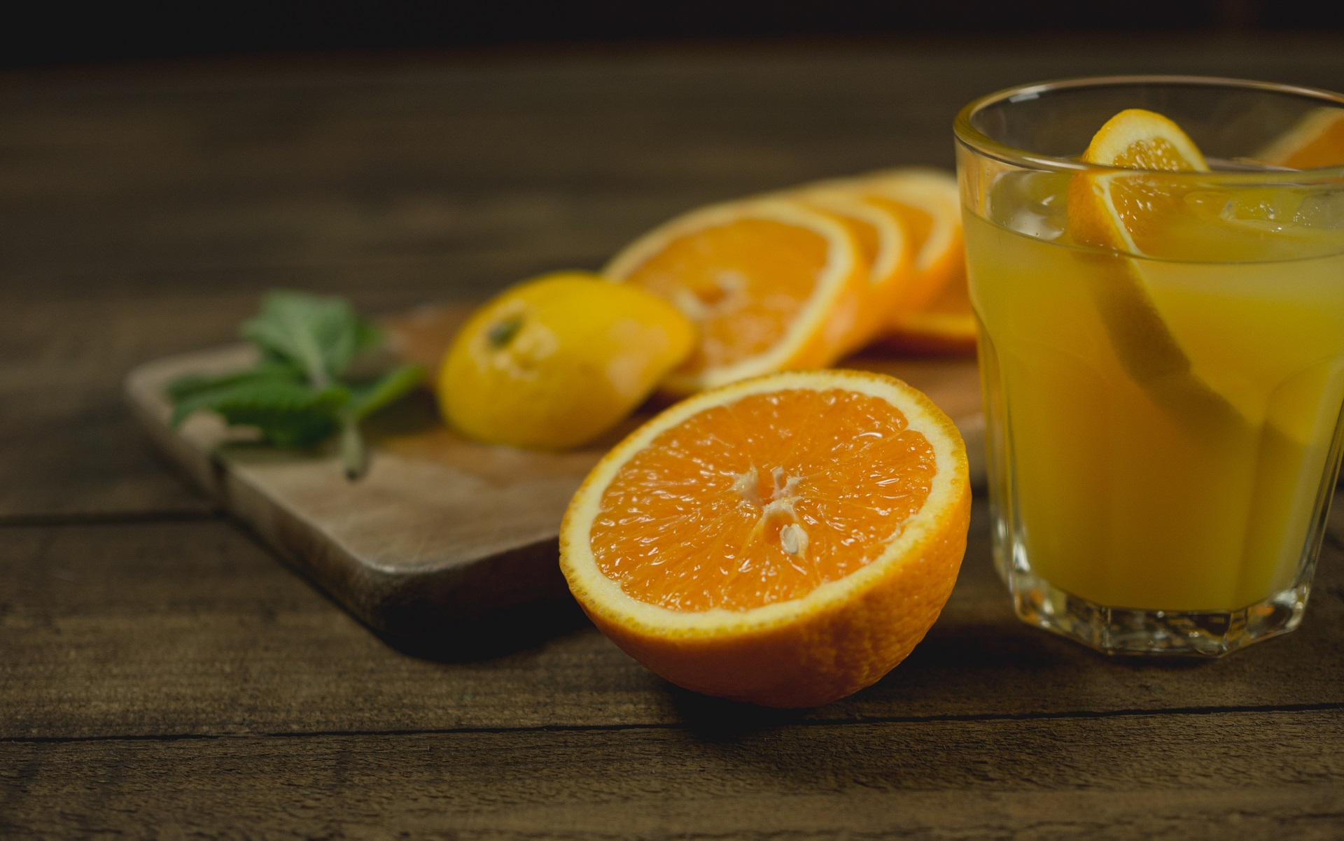 Napar z tymianku i pomarańczy